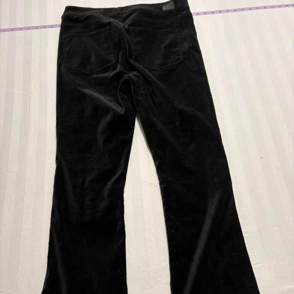 Black velvet paige jeans size